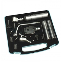 Otoscope vétérinaire ORL Ophtalmoscope Examen de l'oreille Ensemble de diagnostic nasal du larynx Ensemble chirurgical de la gorge pour chirurgie ORL