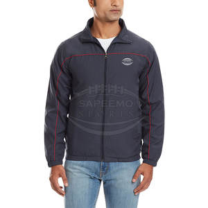 Veste de sport d'hiver pour homme de qualité supérieure, devant droit, légère, respirante, tissu coupe-vent pour l'entraînement, la course à pied, options personnalisables - Product Image 2