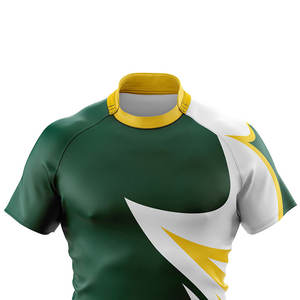 Camiseta de rugby con impresión de logotipo totalmente personalizada a la venta, camiseta de rugby para uso en exteriores, precios al por mayor - Product Image 4