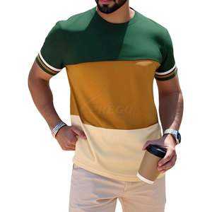 ออกแบบโลโก้ตามสั่ง เสื้อยืดสำหรับผู้ใหญ่ บริการ OEM เสื้อยืดแขนสั้นผู้ชายสำหรับฤดูร้อน ขายออนไลน์ - Product Image 1