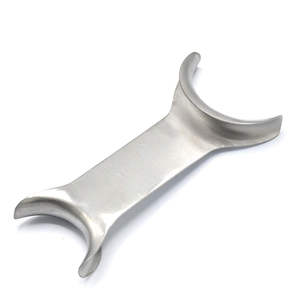 Écarteur de joue et de lèvres dentaire en acier inoxydable, ouvre-bouche à double tête, crochet métallique, instruments chirurgicaux, ensemble d'instruments par SurgiRight - Product Image 1