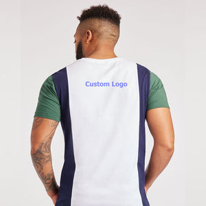 Camiseta de algodón 100% de alta calidad del fabricante de Pakistán para hombre, camiseta personalizada de gran tamaño con hombros caídos, patrón de letras de peso pesado liso - Product Image 5