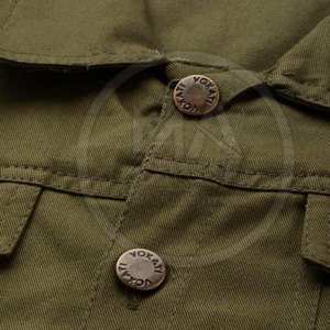 Chaqueta de Mezclilla para Hombre, Talla Grande, Invierno, Casual, Transpirable, de Secado Rápido, con Logotipo Personalizado Impreso en la Parte Delantera, 100% Algodón, Alta Calidad a Bajo Precio - Product Image 6