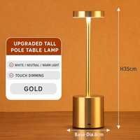 Lampe de table rechargeable sans fil à intensité variable tactile pour restaurant et KTV