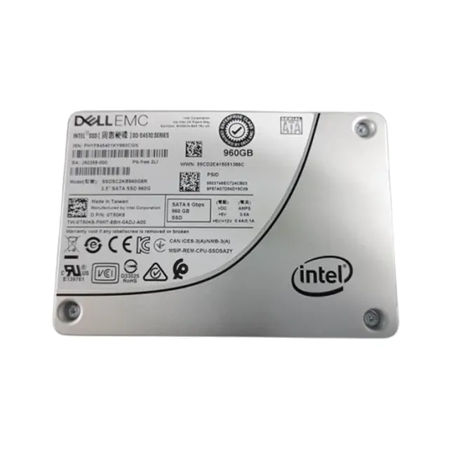 Dell 960gb Sas 2.5 in 3.5 Sata for Server Ssd Metal nas hdd Internal Hard Drive Hpe