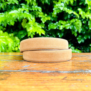 เข็มขัดหนังแท้พร้อมหนังกลับธรรมชาติคุณภาพระดับพรีเมี่ยมปรับแต่งได้ - Product Image 2