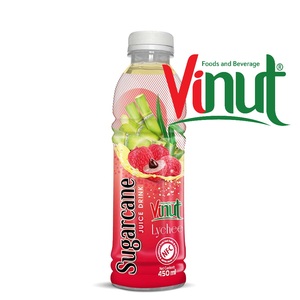 Boisson au jus de canne à sucre et banane 450 ml (15,2 fl oz) NFC, carton de 24 bouteilles PET, marque distributeur OEM, tendance - Product Image 4