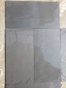 Tuiles de toiture en ardoise indienne Offre Spéciale Pierre d'ardoise noire naturelle Split Durable Conception de ferme résistante aux intempéries Usine directe - Product Image 5