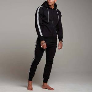 Vente en gros de survêtements à capuche et fermeture éclair de haute qualité survêtements 100% coton pour hommes logo personnalisé survêtement décontracté à fermeture éclair pour hommes - Product Image 4