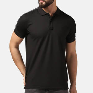 Camiseta Polo de manga corta de alta calidad para hombre con logotipo personalizado 2025 Venta en línea Bordado Logo Design Men Polo T-Shirt - Product Image 1