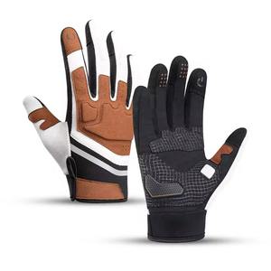 Guantes de Ciclismo de Medio Dedo Antideslizantes Hechos a Medida para Bicicleta de Montaña, Neopreno/Cuero/Poliéster, Color Personalizado, Logotipo, Hombre/Mujer, Invierno, Cálidos - Product Image 1