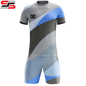 Vente en gros kit de football d'équipe personnalisé par sublimation jeu complet de maillots de football de couleur personnalisée vierge uniforme de football - Product Image 3