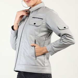Cómoda chaqueta de cuero para mujer Venta en línea Chaqueta de cuero para mujer hecha a medida - Product Image 2