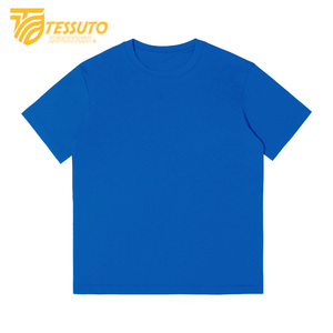 T-shirt super lourd 100% coton Tessuto pour hommes et femmes T-shirt vierge de haute qualité imprimé sur mesure - Product Image 2