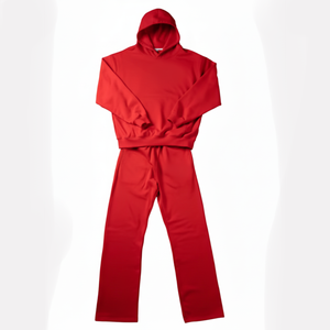 Survêtement décontracté de sports d'hiver pour femmes 100% coton de qualité supérieure ensemble de sweat à capuche en polaire zippé avec logo personnalisé avec 2025 options de personnalisation - Product Image 2