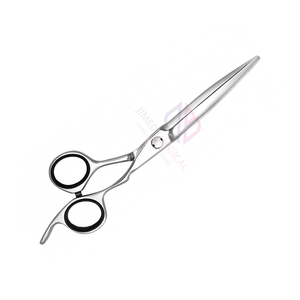 Ciseaux de coupe de cheveux en acier inoxydable de qualité chirurgicale Ciseaux de coupe de précision de salon avec repose-doigt et anneau en caoutchouc Type de beauté - Product Image 2