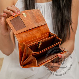 LW Trending Fashion 2024 nuevo estilo cuero de piel auténtica hecho a mano Sling Bag bolso de mujer verano primavera otoño estaciones - Product Image 4