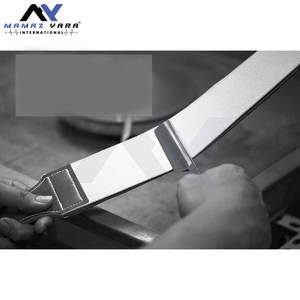 Maquinilla de afeitar recta Premium Strop correa de afilado de cuero barberos herramienta de afilado de cuero genuino de alta calidad Borde de precisión - Product Image 3