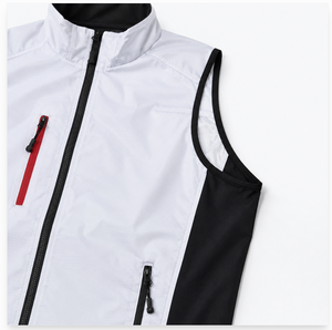 Electric Heated Motorcycle Waistcoat Windproof Winter <b>Vest</b> Zip Up Riding Waistcoat White <b>Black</b> Outdoor Outerwear - Product Image 4
