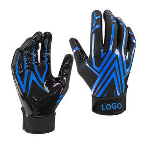 Guantes de Fútbol Americano Transpirables con Agarre Adhesivo, OEM ODM, Guantes de Fútbol Americano para Jóvenes y Adultos, Precio al por Mayor - Product Image 5