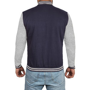 Abrigo Letterman con mangas de lana y cuero Abrigo Letterman de lana y cuero Premium para hombres y mujeres - Product Image 1