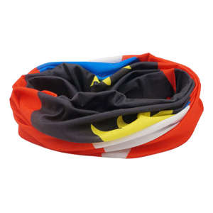 Bandana cache-cou sans couture en polyester pour fans, avec impression personnalisée de drapeaux nationaux sportifs - Product Image 5