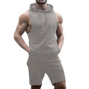 2024 Gym fitness entraînement porter hommes sport vêtements actifs vêtements de sport hommes survêtement survêtement logo personnalisé survêtement survêtement - Product Image 3