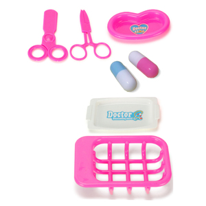 Kit de juego de simulación de médico de plástico para niños Juego de herramientas médicas para juego de rol - Product Image 3
