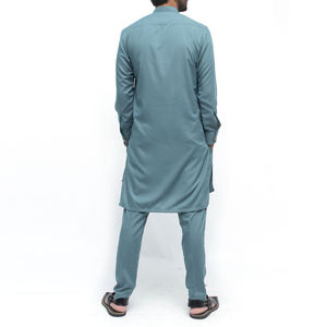 Cotton <b>Shalwar</b> <b>Kameez</b> Designer Cotton <b>Shalwar</b> <b>Kameez</b> for <b>Men</b> Traditional Indian & Pakistani Clothing for Eid Designer - Product Image 3
