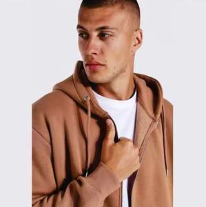 Nouveau 400 Gsm Heavy weight Thermal Zip up Hoodies pour Hommes Impression Personnalisée Full Zip Oem Wholesale Us Meilleure Qualité Hommes Zipper Hoodie - Product Image 5