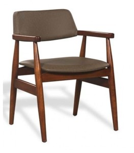 Sillas de Interior Elegantes y Cómodas de Alta Calidad para Restaurantes y Hoteles con Base de Madera - Product Image 1