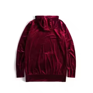 Nueva Sudadera con capucha de terciopelo de alta calidad para hombre, Sudadera con capucha de terciopelo de invierno impermeable de peso pesado, diseño bordado sólido antiretráctil - Product Image 2