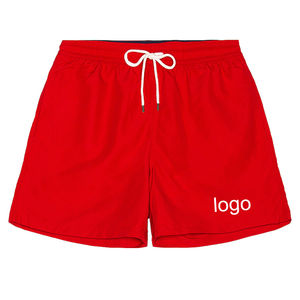 Customizable Polyester Windbreaker <b>Shorts</b> with Single Color Solid <b>Pattern</b> Custom Logo <b>Man</b> Board Workout Design Price - Product Image 1