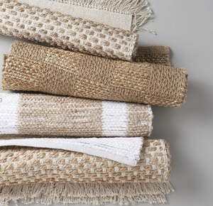 Natural Eco-Friendly <b>Jute</b> Braided <b>Rugs</b> with Latex Backing Anti-Slip Floral Pattern Pet Friendly Low Pile - Product Image 3