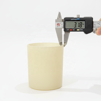 Bocaux à bougies noirs personnalisés de luxe, très demandés, avec boîte pour la fabrication de bougies DIY, emballage pour usage domestique