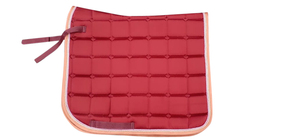Tapis de selle de cheval avec point carré et tissu satiné avec tissu respirant Tapis de selle de cheval de couleur Goden - Product Image 6