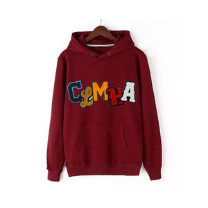 Sudadera con capucha bordada de chenilla personalizada para hombres algodón de alta calidad invierno OEM ODM Pakistán proveedor - Product Image 6