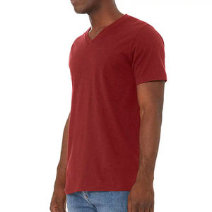 Camiseta de Cuello en V para Hombre, Nueva Llegada, Alta Calidad, Cantidad al por Mayor, 100% Algodón Peinado, Camiseta de Cuello en V al por Mayor, Camiseta para Hombre - Product Image 5