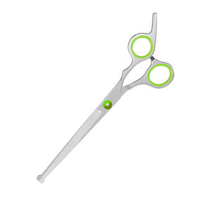 Ciseaux de toilettage pour animaux de compagnie à bord émoussé lames droites en acier inoxydable allemand ciseaux de toilettage pour animaux de compagnie pour animaux - Product Image 4