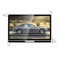Écran de siège arrière de voiture Plant HD 13 pouces, moniteur TV Android, divertissement, publicité, lumière ambiante 7 couleurs, pour SUV, pick-up