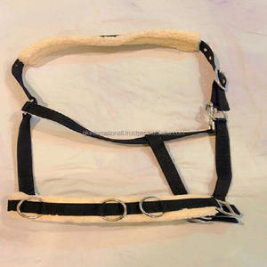 Licol de cheval en Nylon rembourré en vison doux, double couture réglable, avec matériel en acier inoxydable - Product Image 6