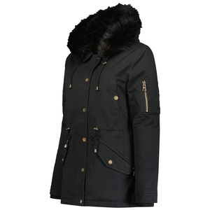 Veste parka pour femme imperméable coupe-vent à capuche Hiver Personnalisable Taille à cordon de serrage Fermeture éclair Séchage rapide Extérieur Respirant Nylon - Product Image 3