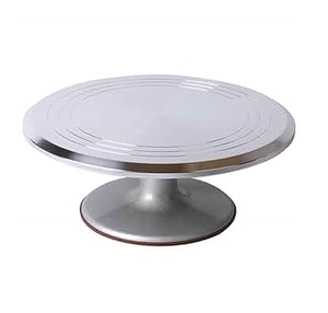 ขาตั้งเค้กสแตนเลสแบบหมุนทำมือเป็นมิตรต่อสิ่งแวดล้อมสำหรับเครื่องล้างจานปลอดภัยส่งเร็วบรรจุภัณฑ์แบบกำหนดเองได้304 - Product Image 4