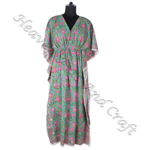 2025 soirée arabe dubaï Abaya longue robe de Style caftan fabricant de vêtements pour femmes concepteur indien coton imprimé robe Kimono - Product Image 6