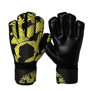Gants de gardien de but en cuir respirant de la meilleure conception avec impression de logo personnalisé Derniers équipements de sport en plein air - Product Image 1