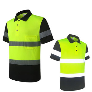 Polo de seguridad industrial unisex para hombre y mujer, Polo de alta visibilidad ajustado y de corte regular, hecho de poliéster térmico - Product Image 2