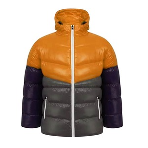 Chaqueta Acolchada de Lona con Capucha para Hombre, Estilo Urbano, de Alta Calidad, Corte Ajustado, con Cuello Alto, Ropa Casual de Invierno 2024, Superventas - Product Image 6