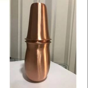 Botella de Cobre India Más Vendida con Tapa de Diamantes, Hecha a Mano, Cobre Puro de Alta Calidad, Proveedor de Artículos de Bebida de Plástico - Product Image 5