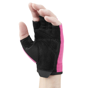 Gants d'haltérophilie pour hommes, noir et gris, avec protection complète de la paume, pour l'entraînement des demi-doigts. - Product Image 3