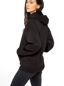 เสื้อฮู้ดสตรีทแวร์ผู้หญิง แขนยาว ทรงหลวม สวมใส่สบาย คุณภาพสูง ไซส์ใหญ่ ผ้าฝ้าย 100% เป็นมิตรกับสิ่งแวดล้อม โดย Ako - Product Image 4